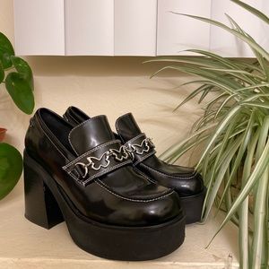 Delias Dollskill Y2K 2000s Chunky Platform Loafers